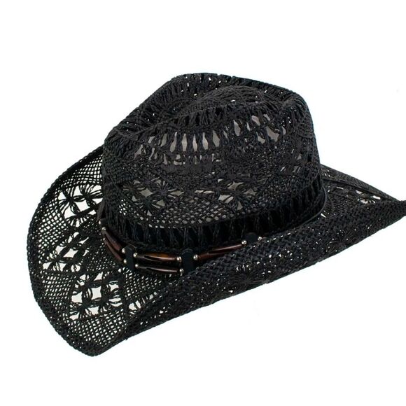 PeterGrimm Neto Drifter Hat w/Bone Choker - Picture 1 of 5